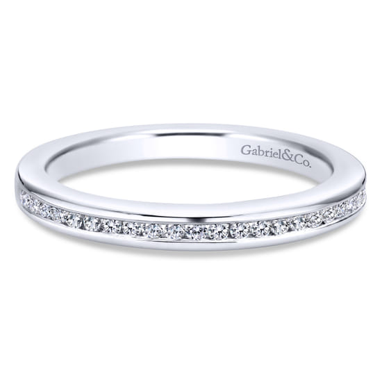 Gabriel - 18K White Gold Matching Wedding Band