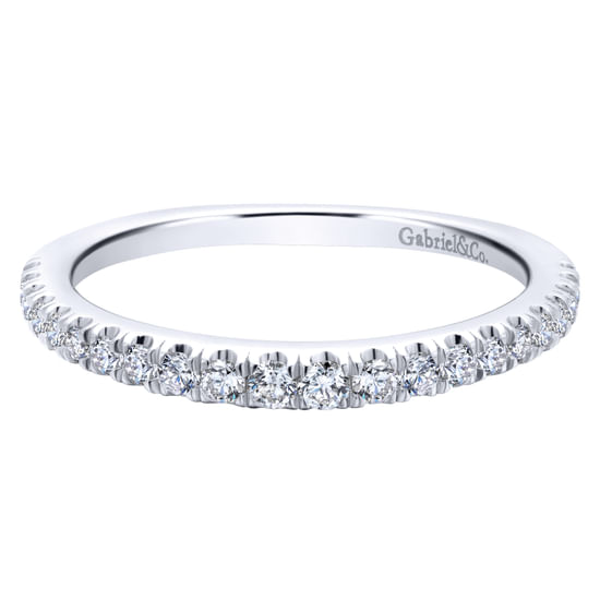 Gabriel - 18K White Gold Matching Wedding Band