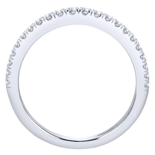 18K White Gold Matching Wedding Band