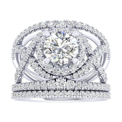 18K White Gold Matching Wedding Band