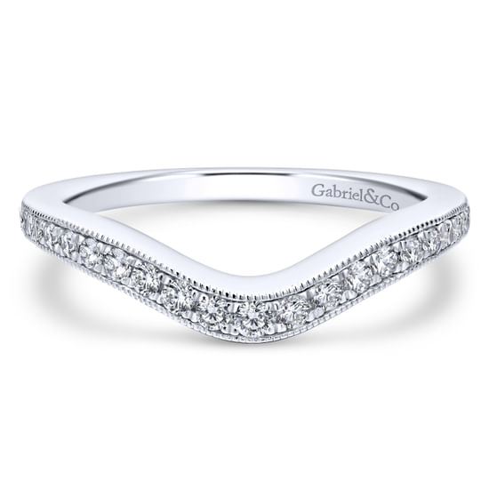 Gabriel - 18K White Gold Matching Wedding Band