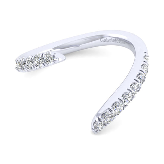 Gabriel - 18K White Gold Matching Wedding Band
