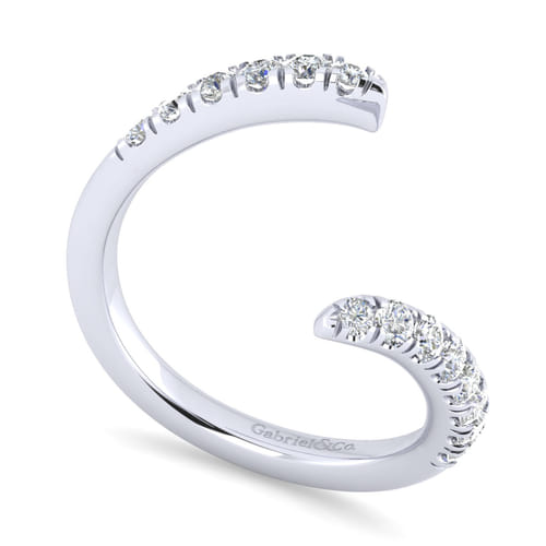 18K White Gold Matching Wedding Band