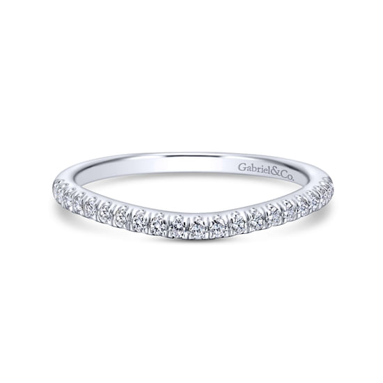 Gabriel - 18K White Gold Matching Wedding Band