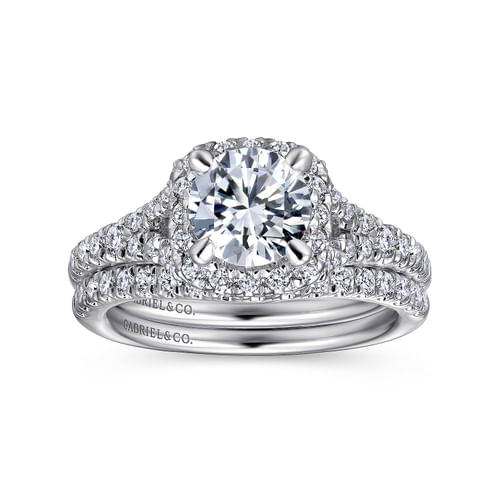 18K White Gold Matching Wedding Band
