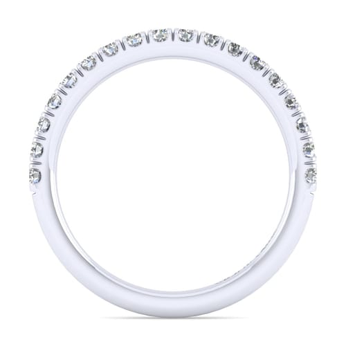 18K White Gold Matching Wedding Band