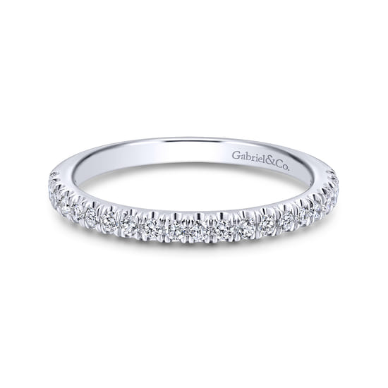 Gabriel - 18K White Gold Matching Wedding Band