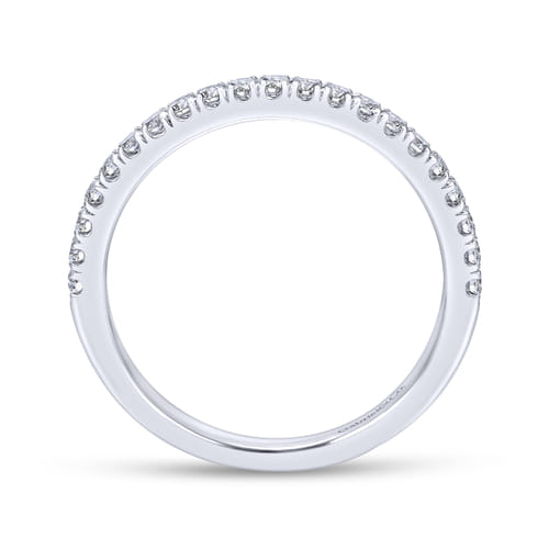 18K White Gold Matching Wedding Band