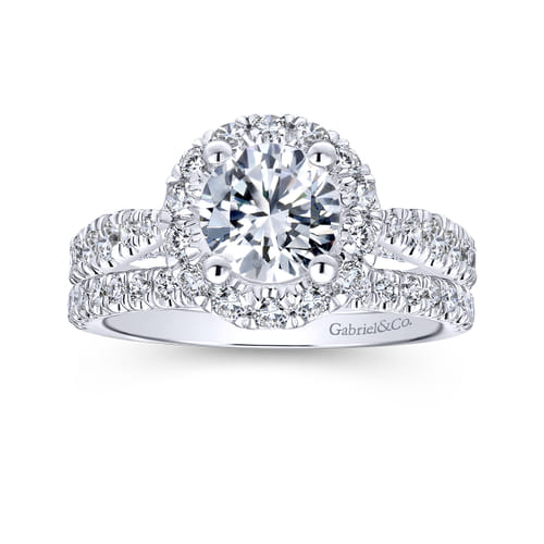 18K White Gold Matching Wedding Band