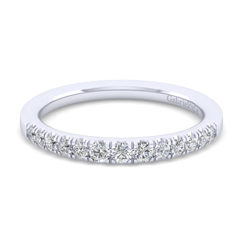18K White Gold Matching Wedding Band 18K White Gold Matching Wedding Band