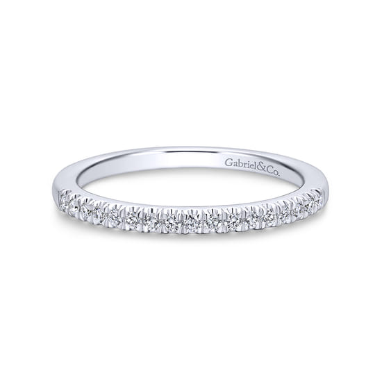 Gabriel - 18K White Gold Matching Wedding Band
