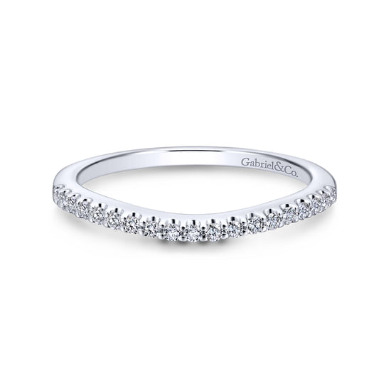 Gabriel - 18K White Gold Matching Wedding Band
