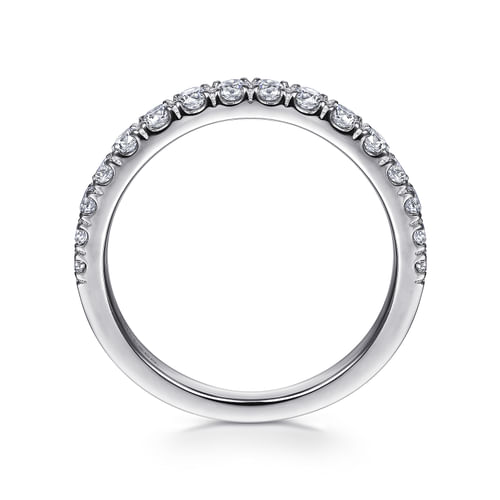 18K White Gold Matching Wedding Band