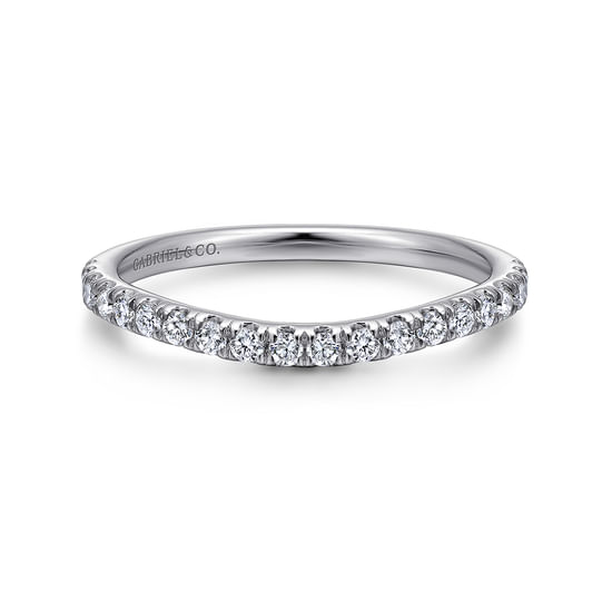 Gabriel - 18K White Gold Matching Wedding Band