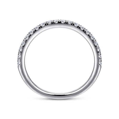 18K White Gold Matching Wedding Band