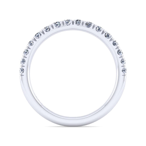 18K White Gold Matching Wedding Band