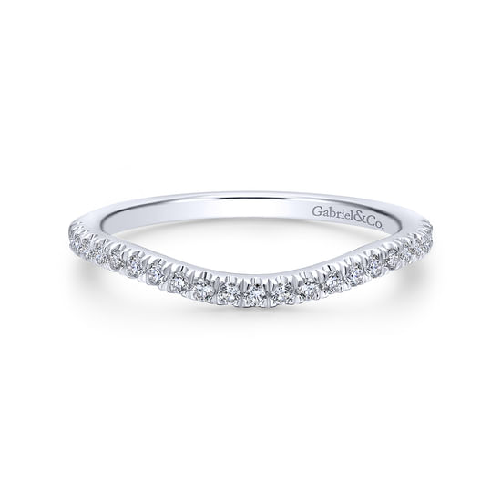 Gabriel - 18K White Gold Matching Wedding Band