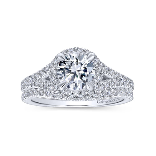 18K White Gold Matching Wedding Band