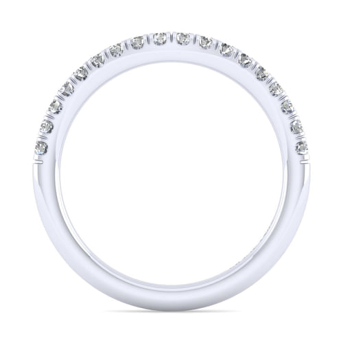 18K White Gold Matching Wedding Band