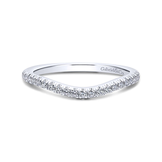Gabriel - 18K White Gold Matching Wedding Band