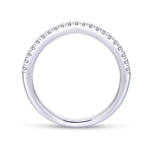 18K White Gold Matching Wedding Band