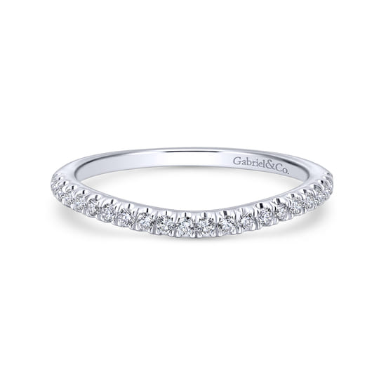 Gabriel - 18K White Gold Matching Wedding Band