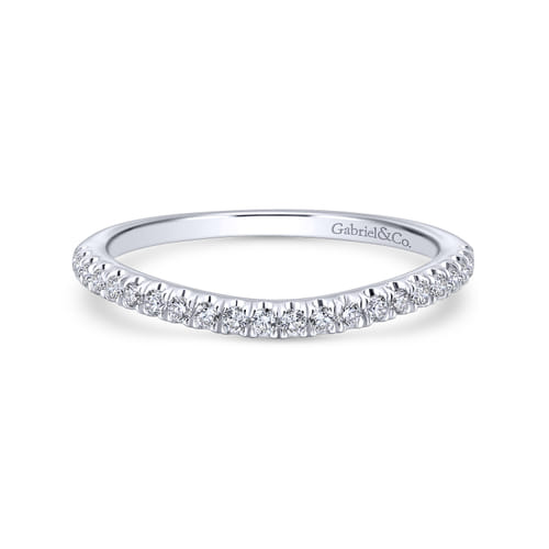 18K White Gold Matching Wedding Band 18K White Gold Matching Wedding Band