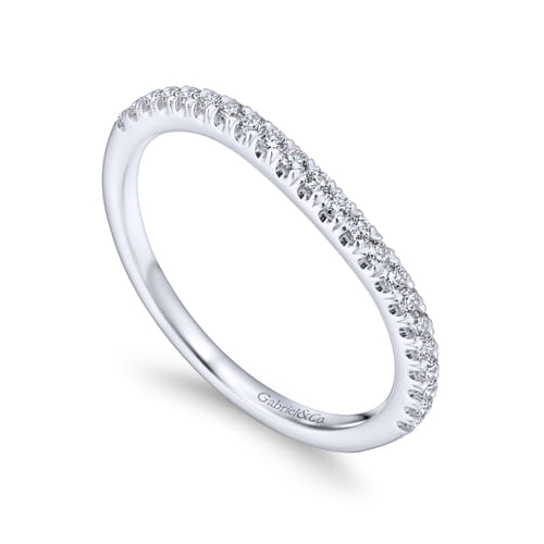 18K White Gold Matching Wedding Band 18K White Gold Matching Wedding Band