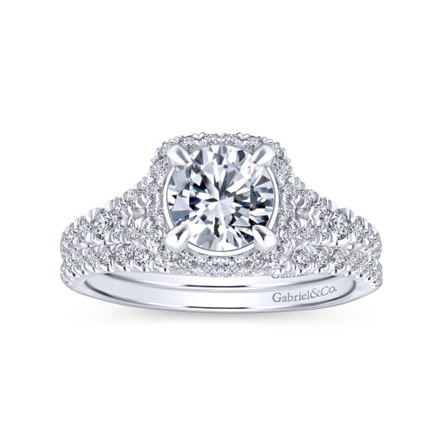 18K White Gold Matching Wedding Band 18K White Gold Matching Wedding Band