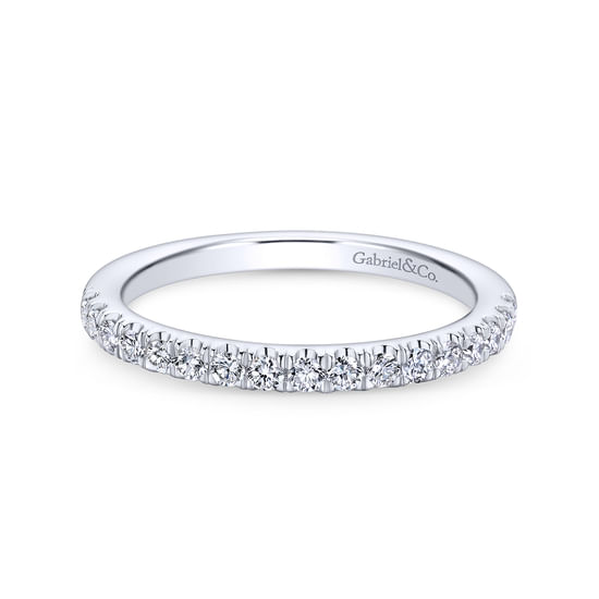 Gabriel - 18K White Gold Matching Wedding Band