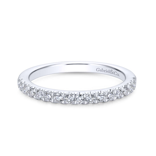 Gabriel - 18K White Gold Matching Wedding Band