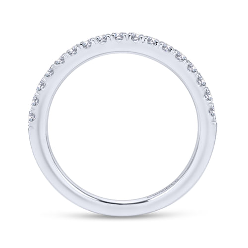 18K White Gold Matching Wedding Band