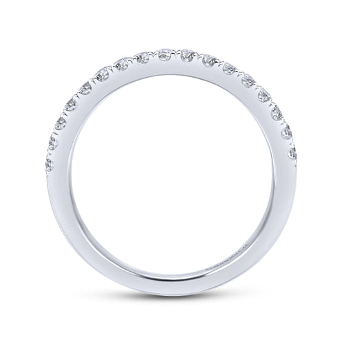 18K White Gold Matching Wedding Band
