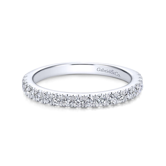 Gabriel - 18K White Gold Matching Wedding Band