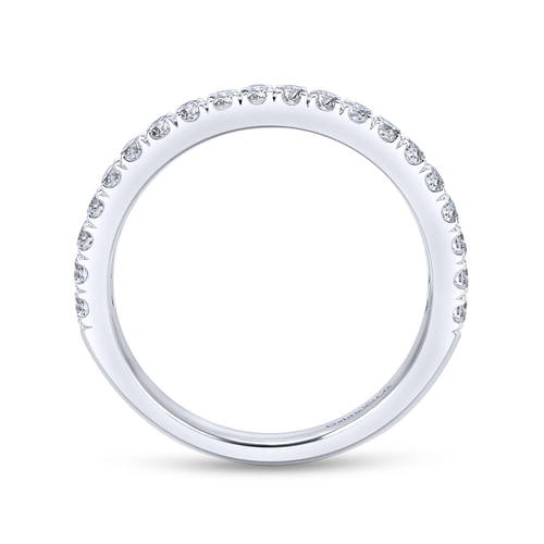 18K White Gold Matching Wedding Band