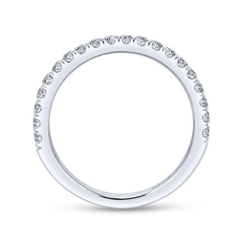 18K White Gold Matching Wedding Band