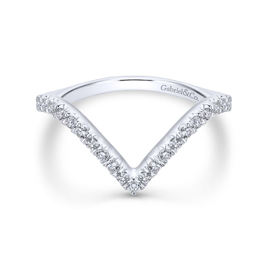 Gabriel - 18K White Gold Matching Wedding Band