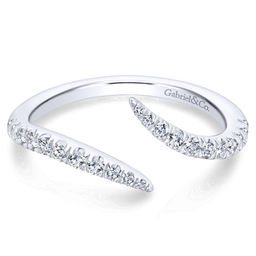 18K White Gold Matching Wedding Band