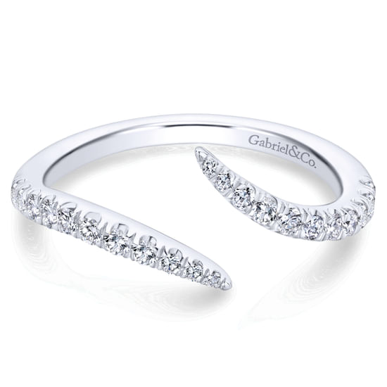 Gabriel - 18K White Gold Matching Wedding Band
