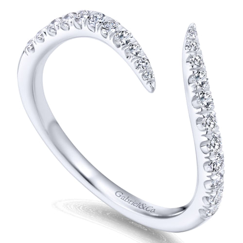 18K White Gold Matching Wedding Band