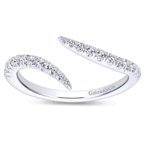 18K White Gold Matching Wedding Band
