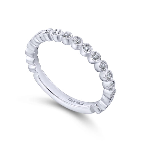 18K White Gold Matching Wedding Band