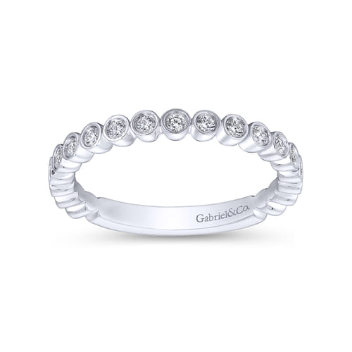 18K White Gold Matching Wedding Band