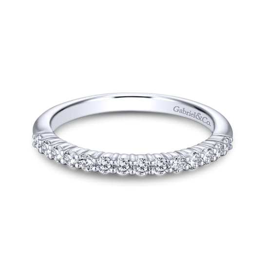 Gabriel - 18K White Gold Matching Wedding Band
