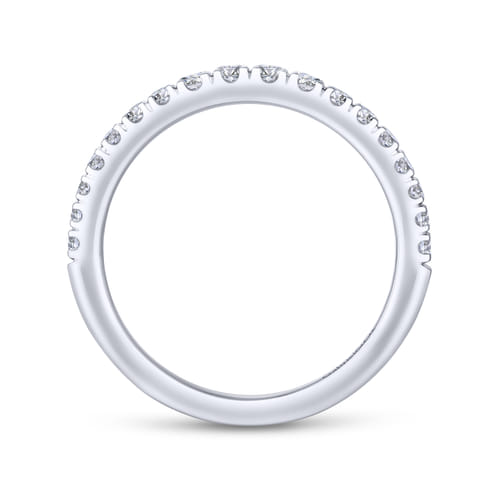 18K White Gold Matching Wedding Band