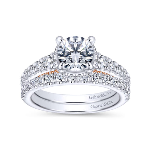 18K White Gold Matching Wedding Band