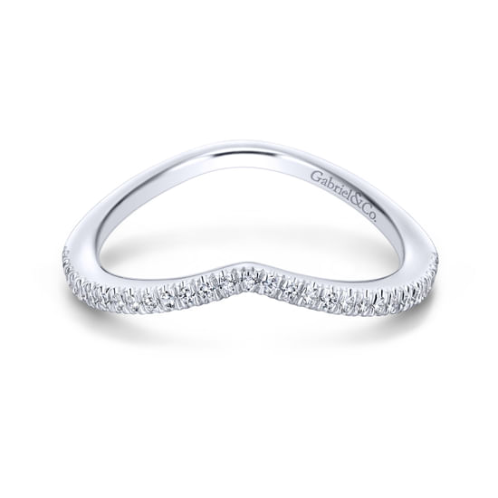 Gabriel - 18K White Gold Matching Wedding Band