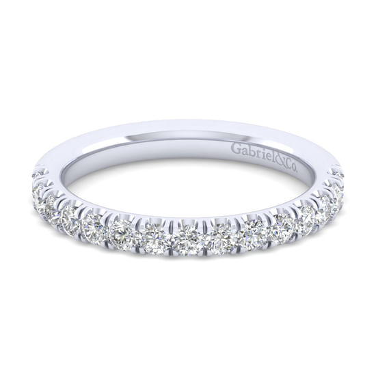 Gabriel - 18K White Gold Matching Wedding Band