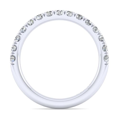 18K White Gold Matching Wedding Band