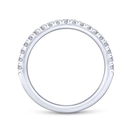 18K White Gold Matching Wedding Band